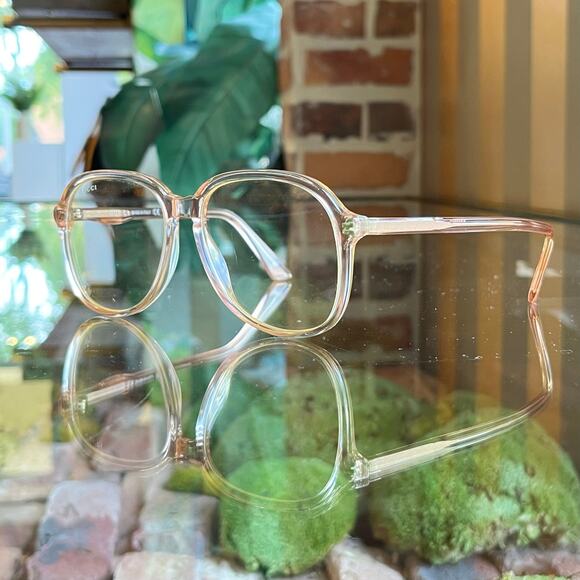 GUCCI Pink Clear Eyeglasses - Picture 1 of 6